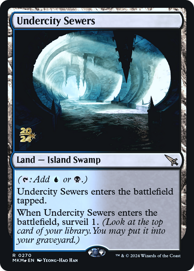 Undercity Sewers [Murders at Karlov Manor Prerelease Promos] | Jomio and Rueliete's Cards and Comics