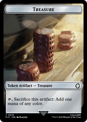 Robot // Treasure (0018) Double-Sided Token [Fallout Tokens] | Jomio and Rueliete's Cards and Comics