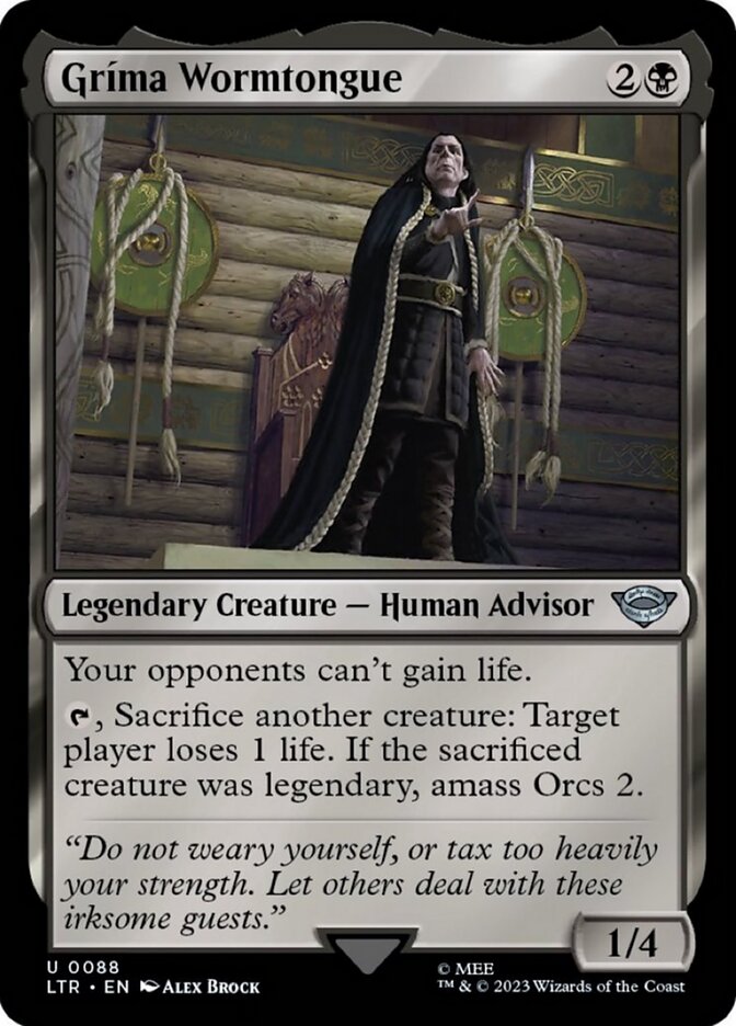 Grima Wormtongue [The Lord of the Rings: Tales of Middle-Earth] | Jomio and Rueliete's Cards and Comics