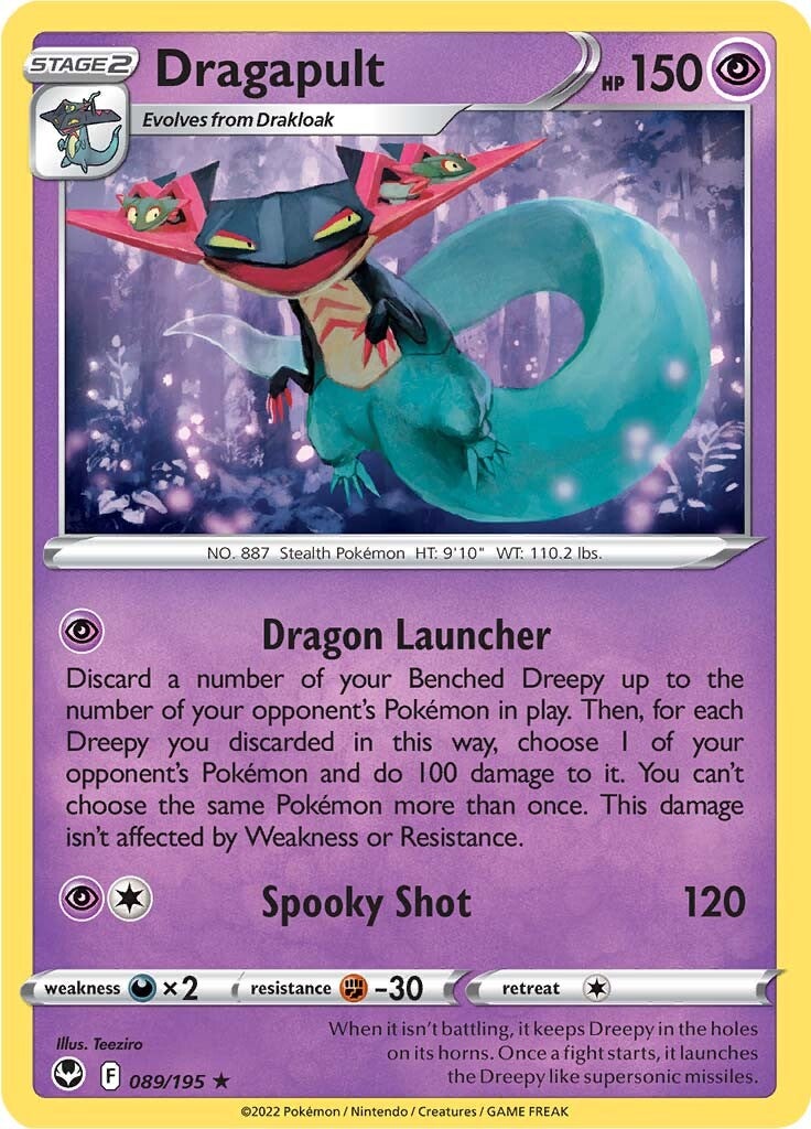 Dragapult (089/195) [Sword & Shield: Silver Tempest] | Jomio and Rueliete's Cards and Comics