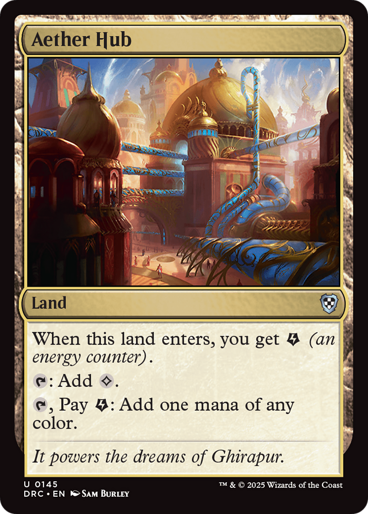Aether Hub [Aetherdrift Commander] | Jomio and Rueliete's Cards and Comics