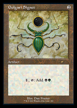 Golgari Signet (Retro) [Secret Lair Drop Series] | Jomio and Rueliete's Cards and Comics
