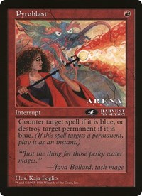 Pyroblast (4th Place) (Oversized) [Oversize Cards] | Jomio and Rueliete's Cards and Comics