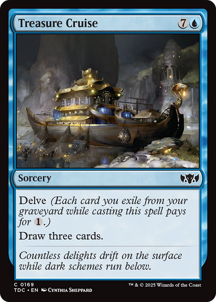 Treasure Cruise [Tarkir: Dragonstorm Commander] | Jomio and Rueliete's Cards and Comics