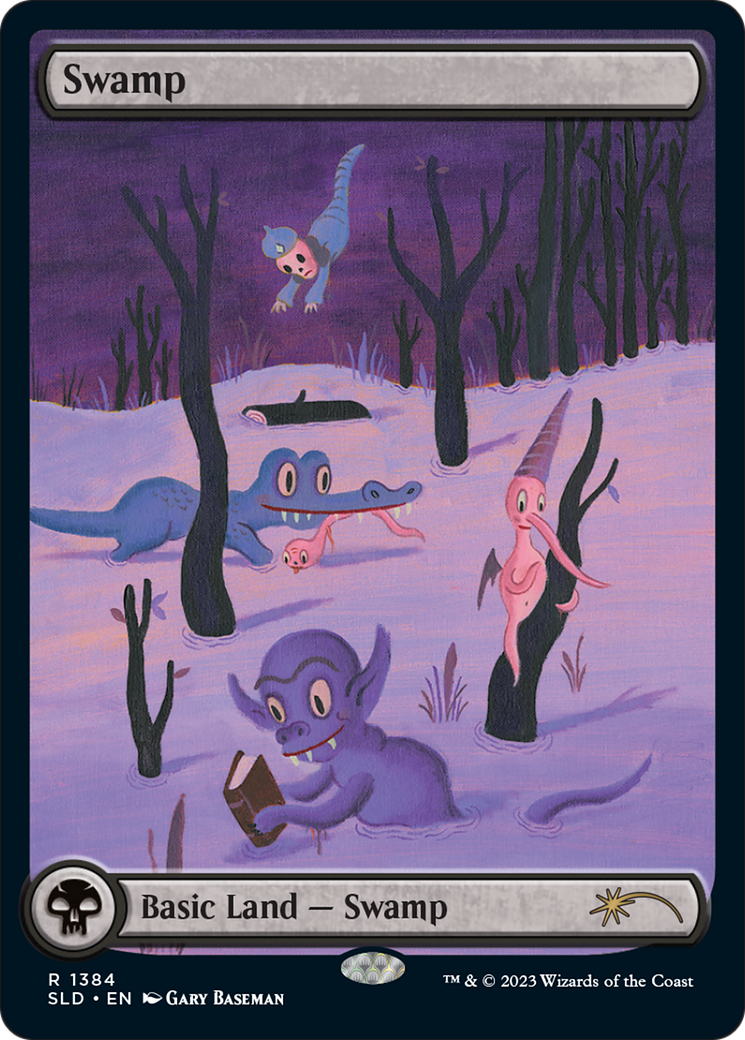Swamp (1384) [Secret Lair Drop Series] | Jomio and Rueliete's Cards and Comics