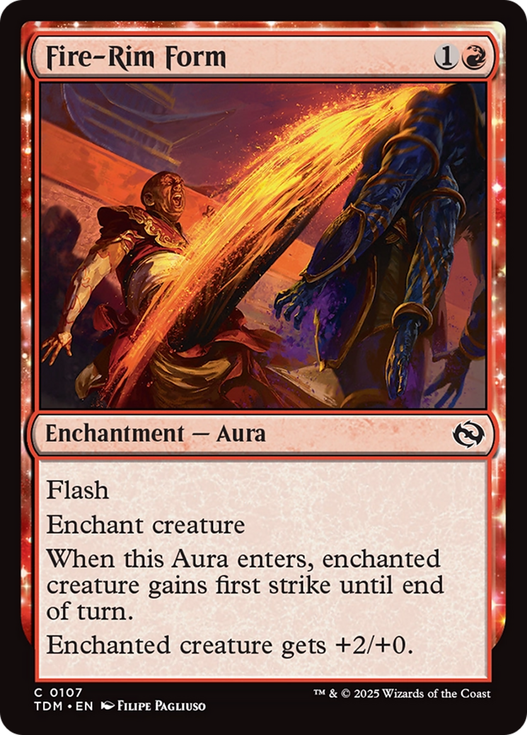 Fire-Rim Form [Tarkir: Dragonstorm] | Jomio and Rueliete's Cards and Comics
