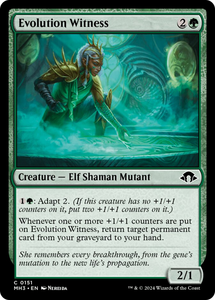Evolution Witness [Modern Horizons 3] | Jomio and Rueliete's Cards and Comics