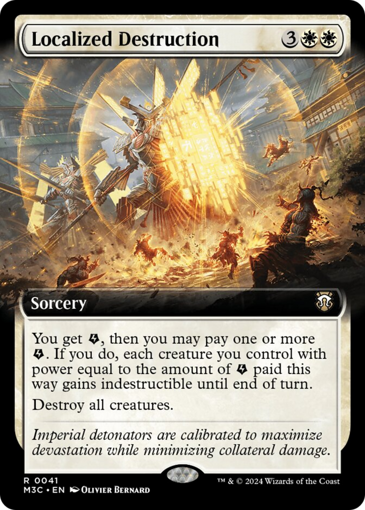 Localized Destruction (Extended Art) [Modern Horizons 3 Commander] | Jomio and Rueliete's Cards and Comics
