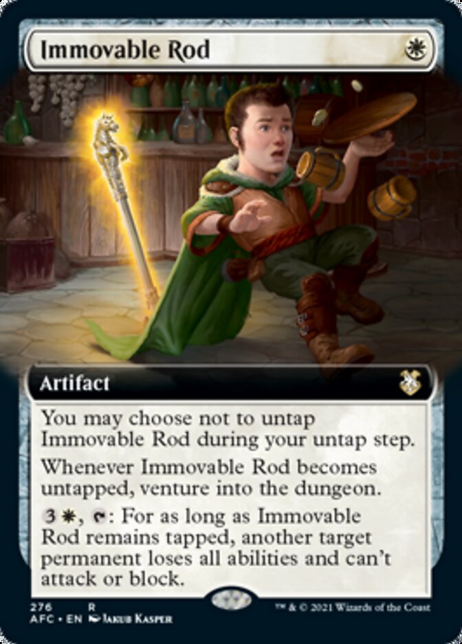 Immovable Rod (Extended Art) [Dungeons & Dragons: Adventures in the Forgotten Realms Commander] | Jomio and Rueliete's Cards and Comics