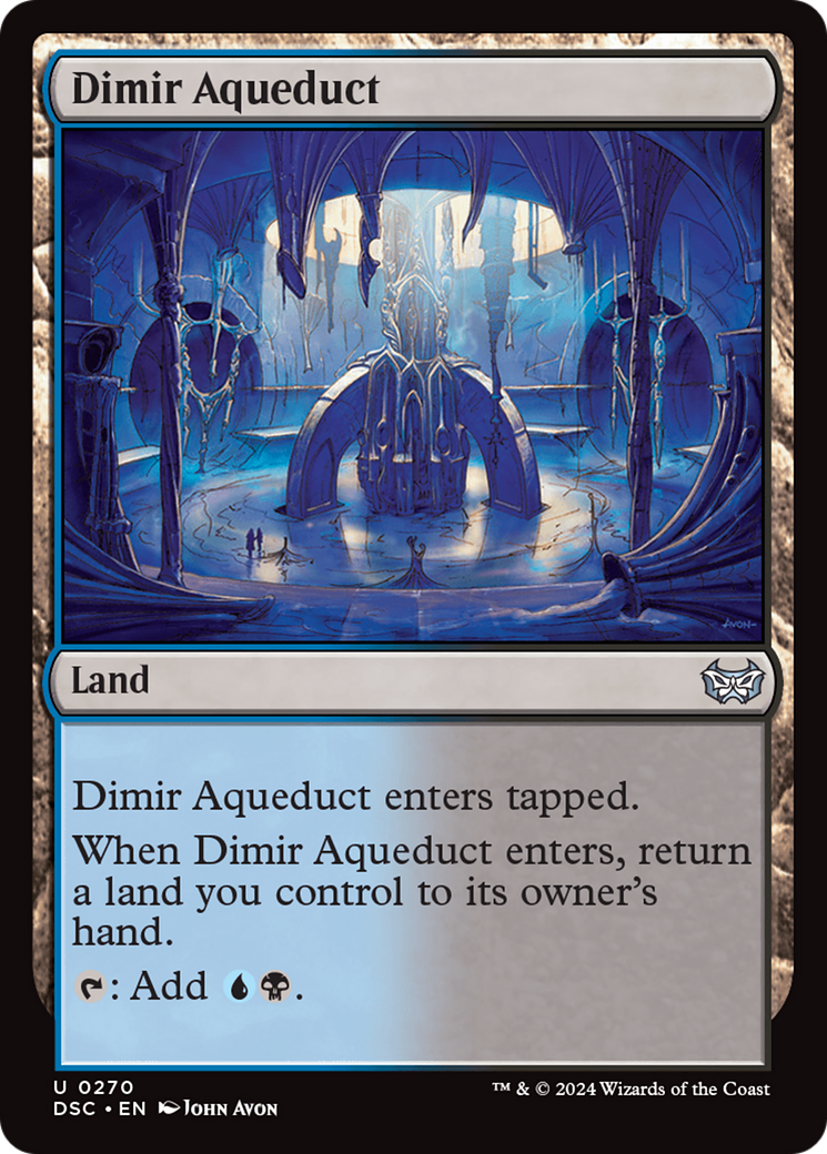 Dimir Aqueduct [Duskmourn: House of Horror Commander] | Jomio and Rueliete's Cards and Comics
