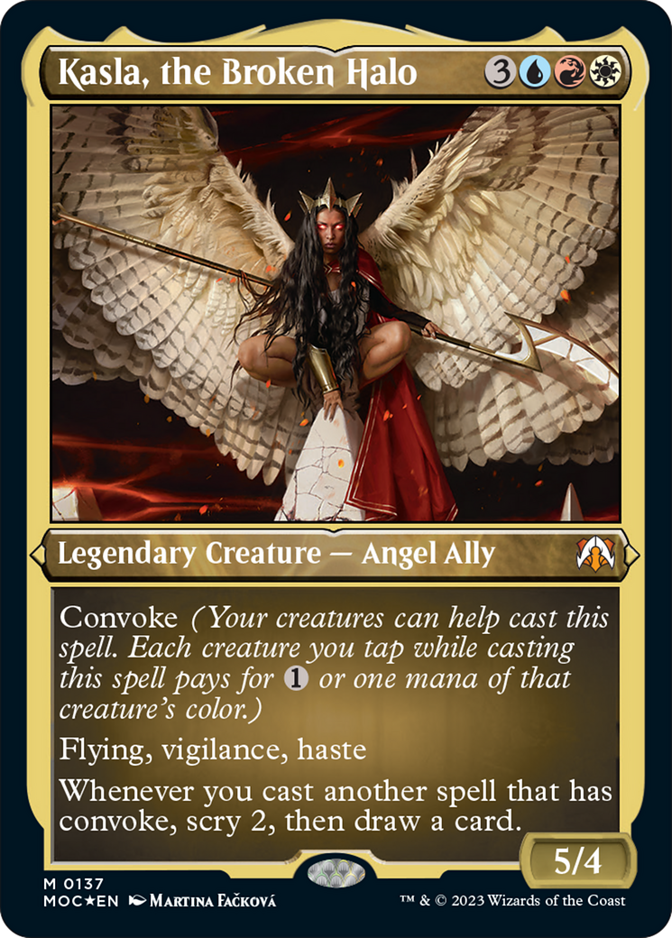 Kasla, the Broken Halo (Display Commander) [March of the Machine Commander] | Jomio and Rueliete's Cards and Comics