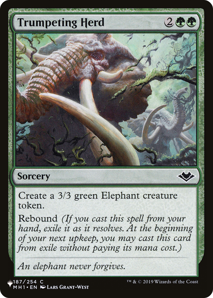 Trumpeting Herd [The List] | Jomio and Rueliete's Cards and Comics