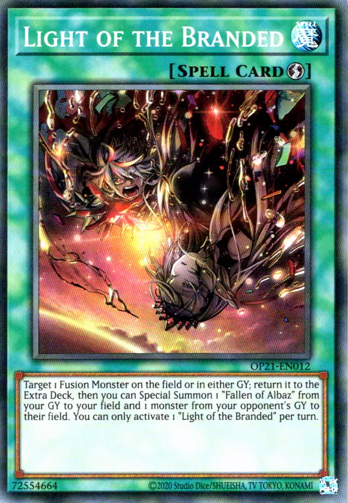 Light of the Branded [OP21-EN012] Super Rare | Jomio and Rueliete's Cards and Comics