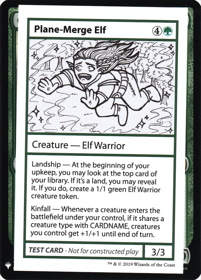 Plane-Merge Elf [Mystery Booster Playtest Cards] | Jomio and Rueliete's Cards and Comics