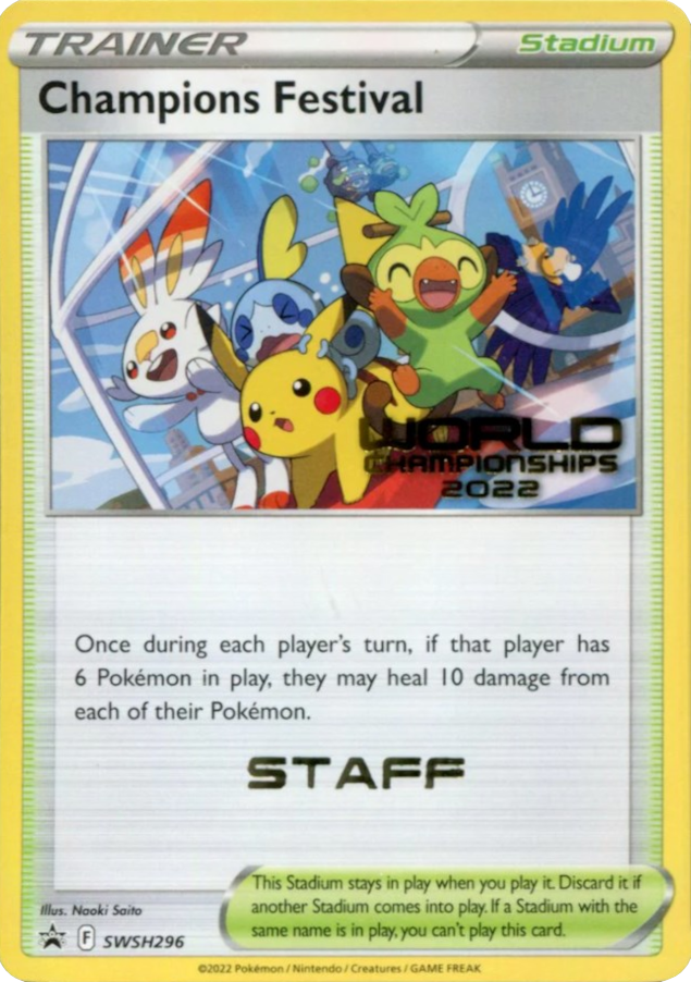 Champions Festival (SWSH296) (Staff) [Sword & Shield: Black Star Promos] | Jomio and Rueliete's Cards and Comics