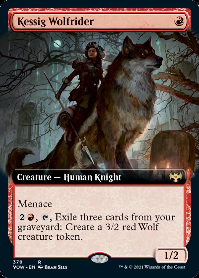 Kessig Wolfrider (Extended Art) [Innistrad: Crimson Vow] | Jomio and Rueliete's Cards and Comics