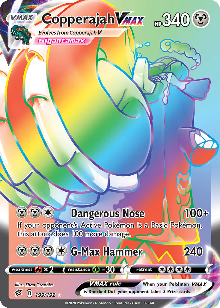 Copperajah VMAX (199/192) [Sword & Shield: Rebel Clash] | Jomio and Rueliete's Cards and Comics