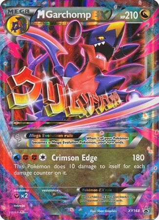 M Garchomp EX (XY168) (Jumbo Card) [XY: Black Star Promos] | Jomio and Rueliete's Cards and Comics