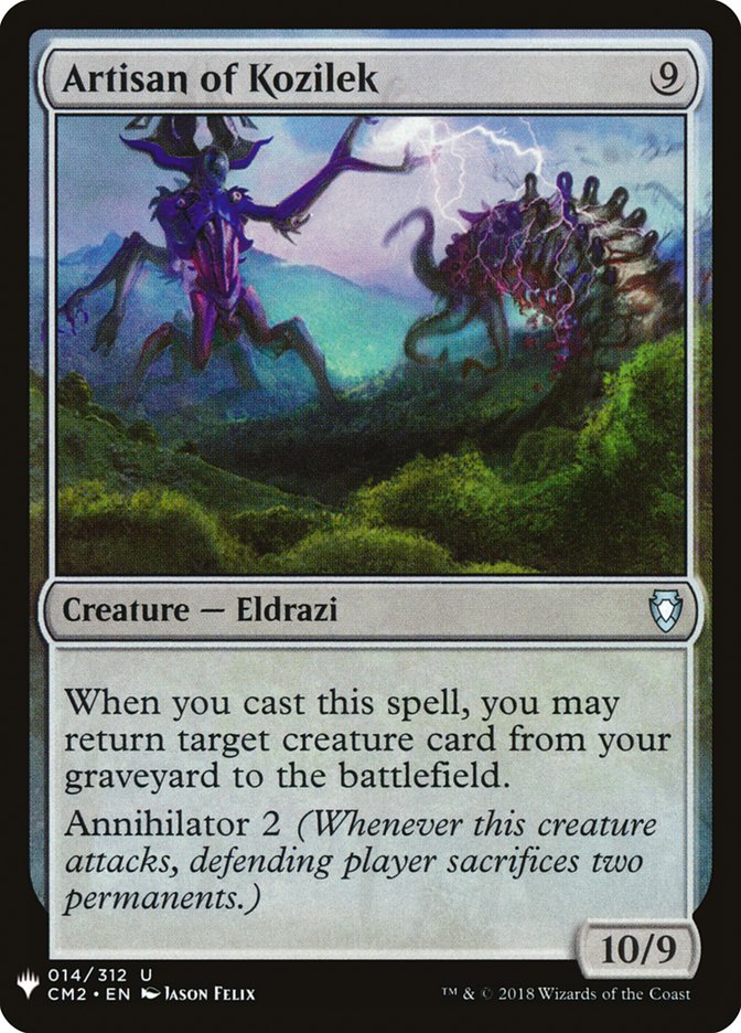 Artisan of Kozilek [Mystery Booster] | Jomio and Rueliete's Cards and Comics