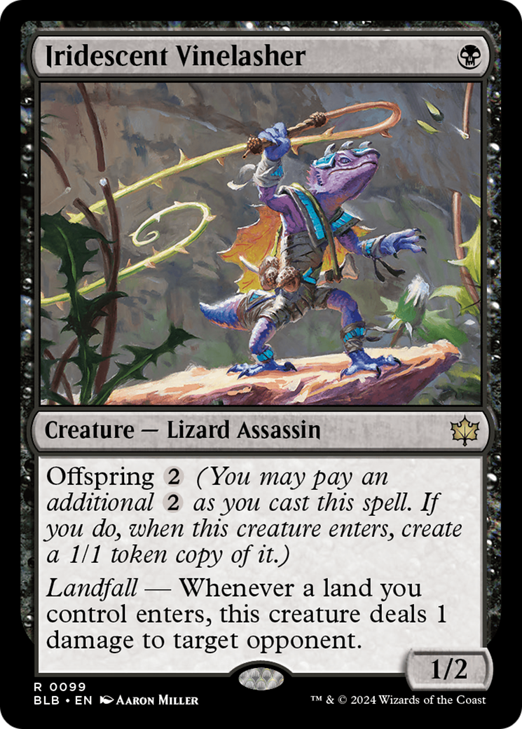 Iridescent Vinelasher [Bloomburrow] | Jomio and Rueliete's Cards and Comics