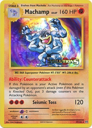 Machamp (59/108) (XY Evolutions Prerelease) [XY: Black Star Promos] | Jomio and Rueliete's Cards and Comics