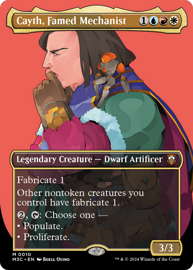Cayth, Famed Mechanist (Borderless) [Modern Horizons 3 Commander] | Jomio and Rueliete's Cards and Comics