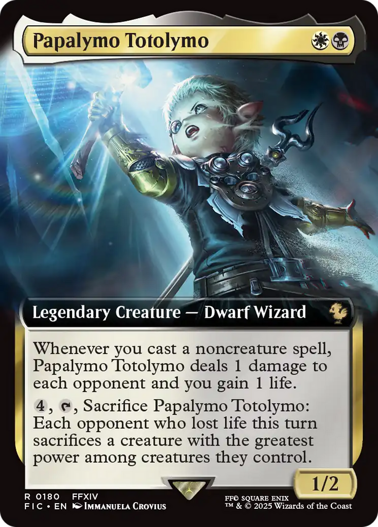 Papalymo Totolymo (Extended Art) [FINAL FANTASY Commander] | Jomio and Rueliete's Cards and Comics