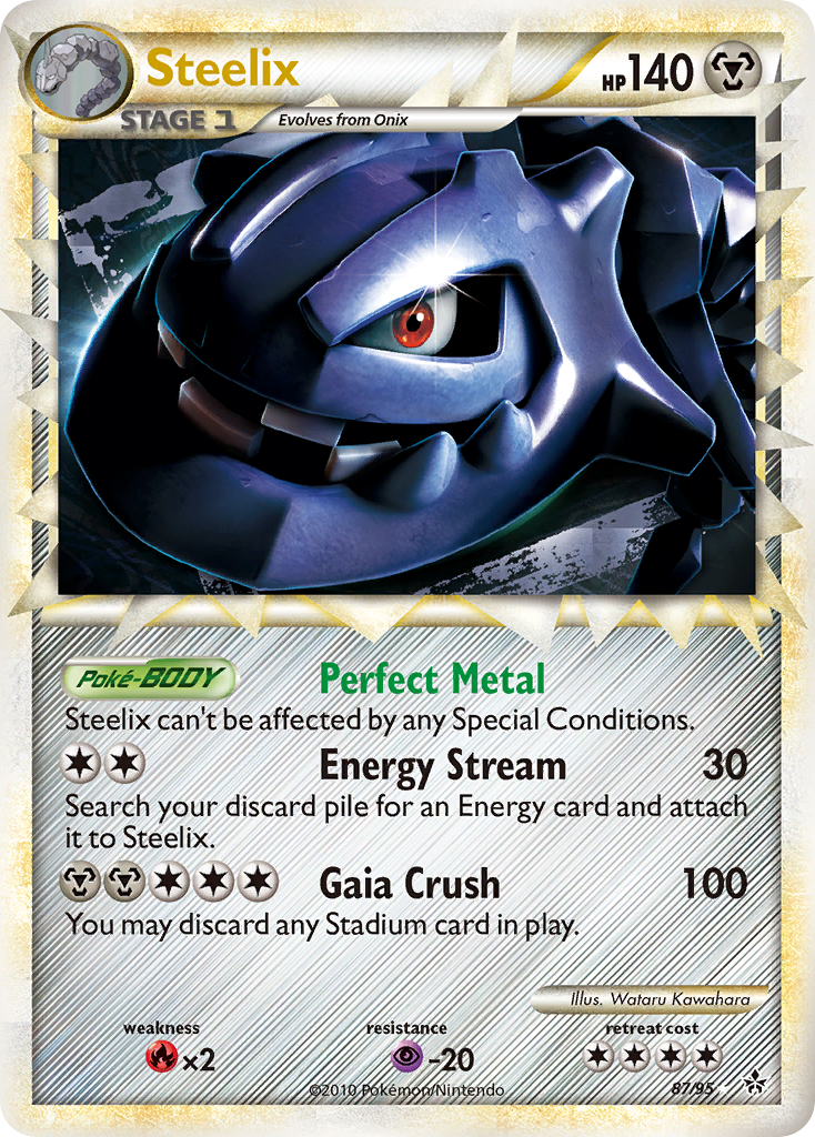 Steelix (87/95) [HeartGold & SoulSilver: Unleashed] | Jomio and Rueliete's Cards and Comics