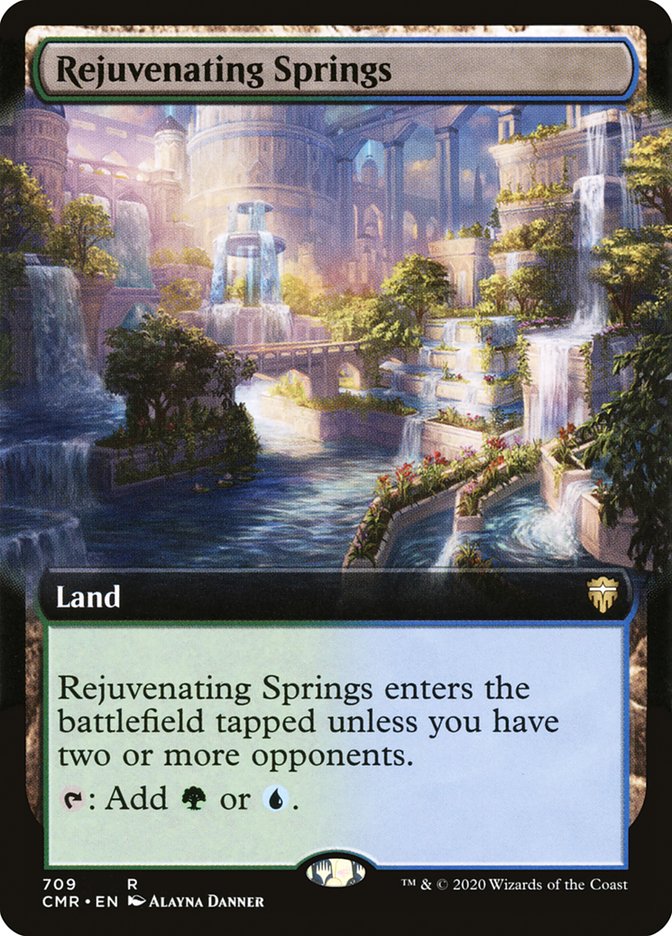 Rejuvenating Springs (Extended Art) [Commander Legends] | Jomio and Rueliete's Cards and Comics