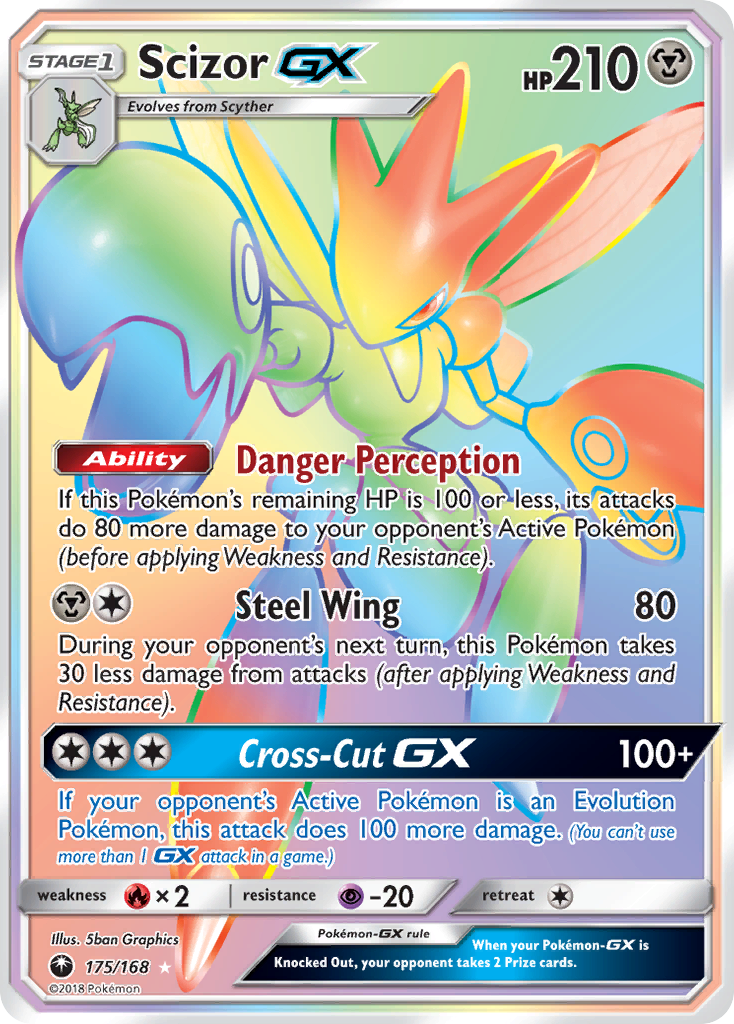 Scizor GX (175/168) [Sun & Moon: Celestial Storm] | Jomio and Rueliete's Cards and Comics