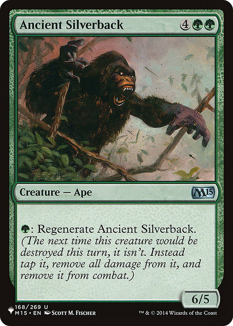 Ancient Silverback [The List] | Jomio and Rueliete's Cards and Comics