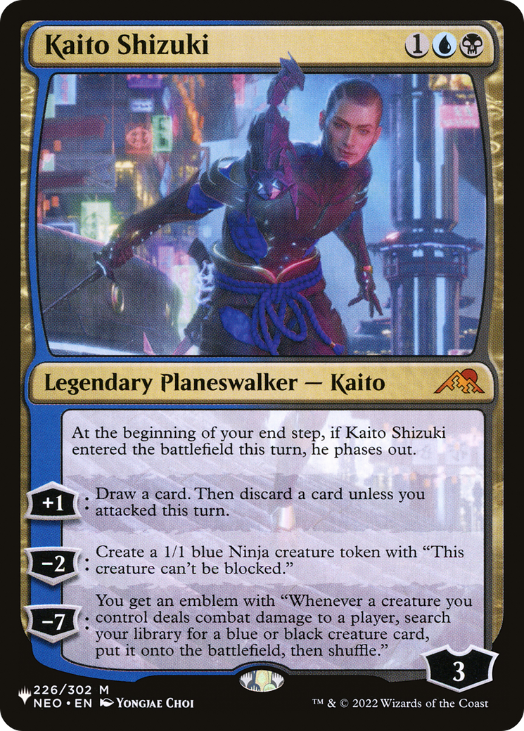 Kaito Shizuki [The List] | Jomio and Rueliete's Cards and Comics