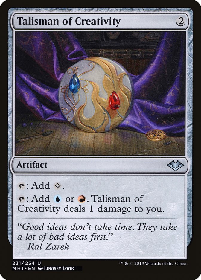Talisman of Creativity [Modern Horizons] | Jomio and Rueliete's Cards and Comics