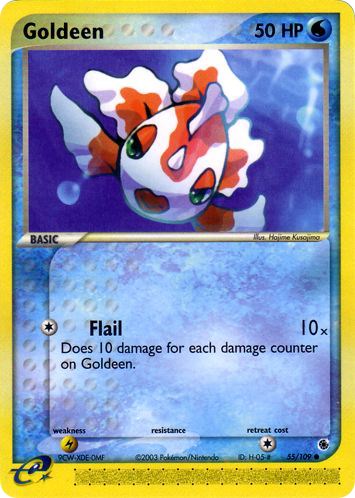 Goldeen (55/109) [EX: Ruby & Sapphire] | Jomio and Rueliete's Cards and Comics