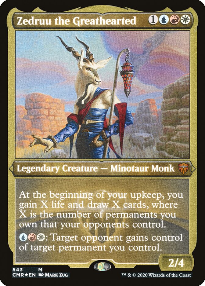 Zedruu the Greathearted (Etched) [Commander Legends] | Jomio and Rueliete's Cards and Comics