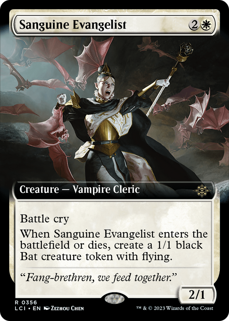 Sanguine Evangelist (Extended Art) [The Lost Caverns of Ixalan] | Jomio and Rueliete's Cards and Comics