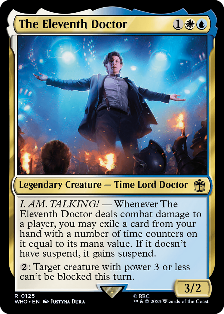 The Eleventh Doctor [Doctor Who] | Jomio and Rueliete's Cards and Comics
