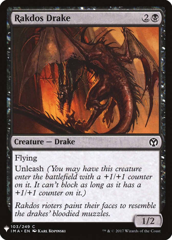 Rakdos Drake [Mystery Booster] | Jomio and Rueliete's Cards and Comics
