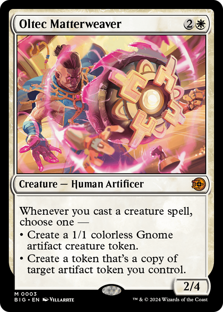 Oltec Matterweaver [Outlaws of Thunder Junction: The Big Score] | Jomio and Rueliete's Cards and Comics