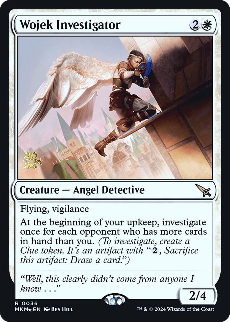 Wojek Investigator [Murders at Karlov Manor Prerelease Promos] | Jomio and Rueliete's Cards and Comics