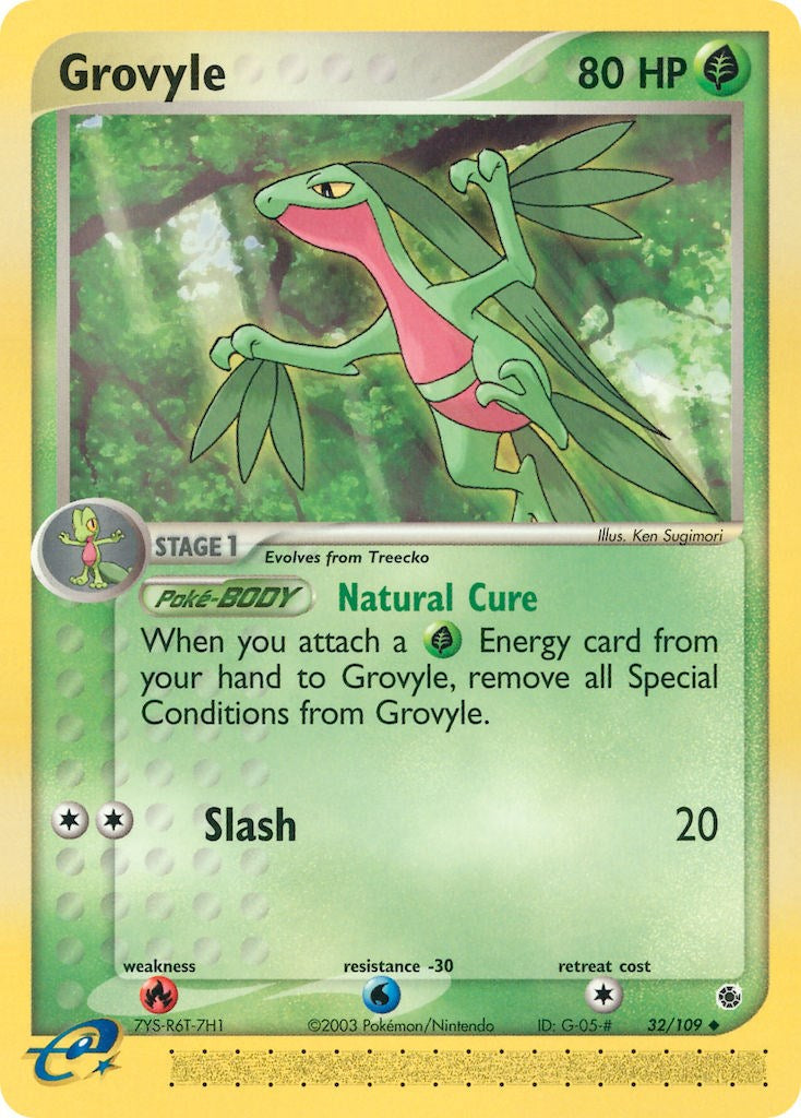 Grovyle (32/109) [EX: Ruby & Sapphire] | Jomio and Rueliete's Cards and Comics