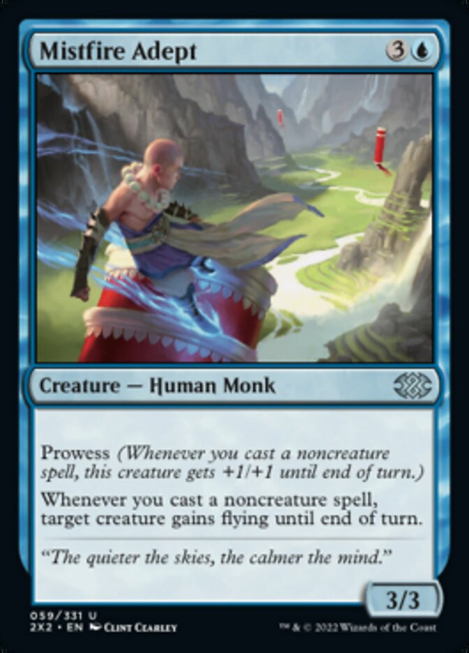 Mistfire Adept [Double Masters 2022] | Jomio and Rueliete's Cards and Comics