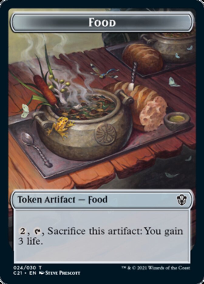 Food // Pest Double-Sided Token [Commander 2021 Tokens] | Jomio and Rueliete's Cards and Comics
