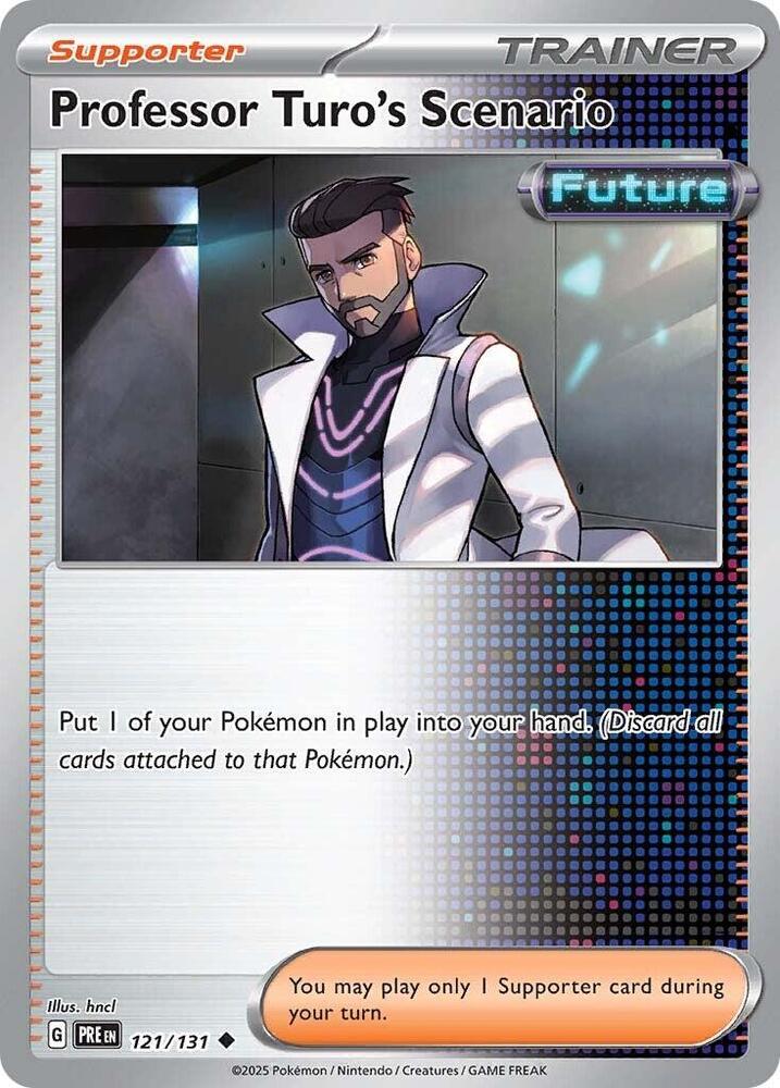 Professor Turo's Scenario (121/131) [Scarlet & Violet: Prismatic Evolutions] | Jomio and Rueliete's Cards and Comics