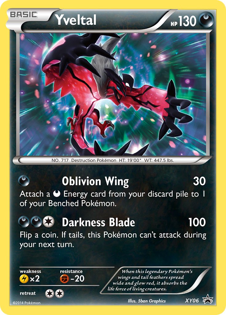 Yveltal (XY06) [XY: Black Star Promos] | Jomio and Rueliete's Cards and Comics