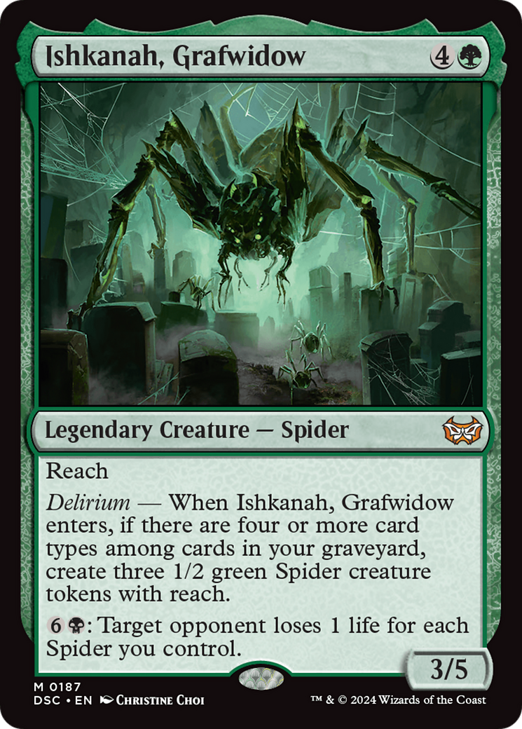 Ishkanah, Grafwidow [Duskmourn: House of Horror Commander] | Jomio and Rueliete's Cards and Comics
