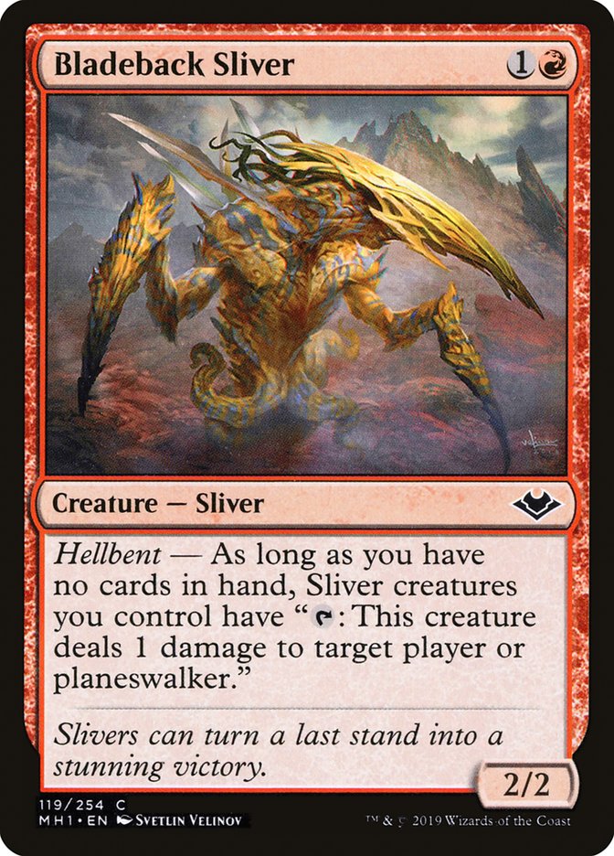 Bladeback Sliver [Modern Horizons] | Jomio and Rueliete's Cards and Comics