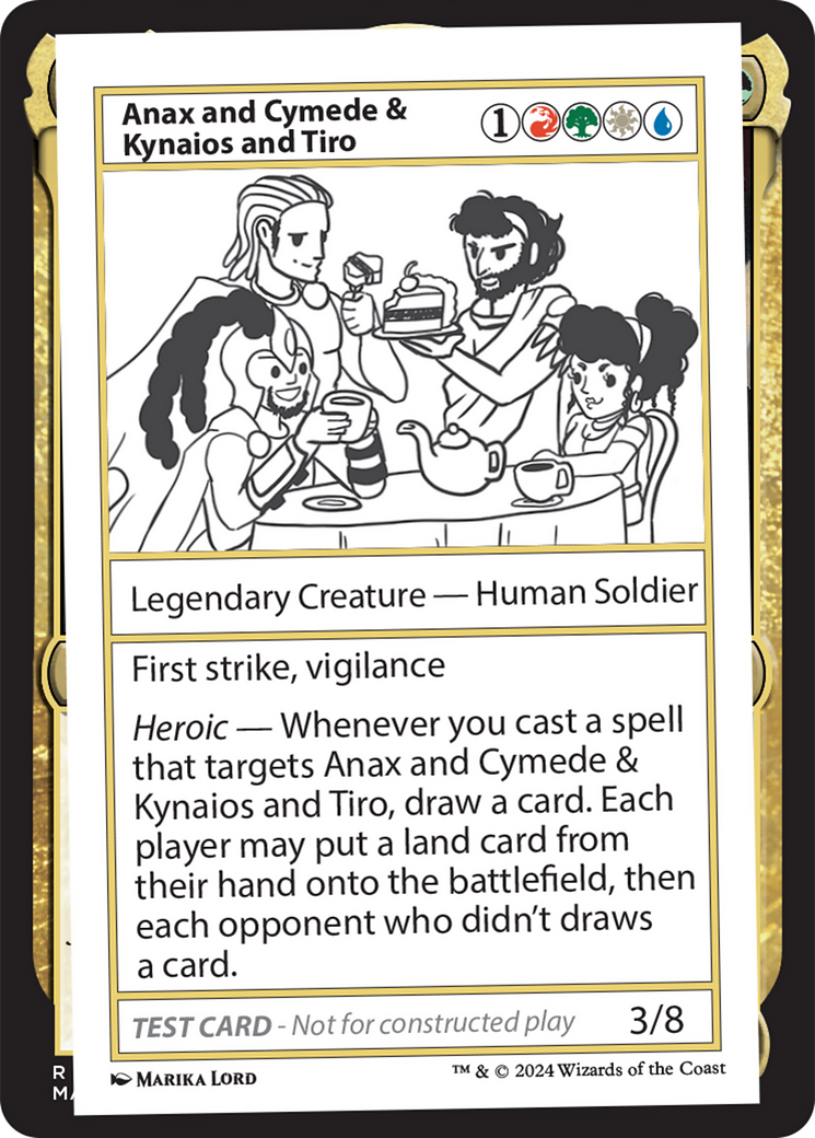 Anax and Cymede & Kynaios and Tiro [Mystery Booster 2 Playtest Cards] | Jomio and Rueliete's Cards and Comics