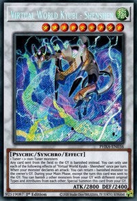Virtual World Kyubi - Shenshen [PHRA-EN036] Secret Rare | Jomio and Rueliete's Cards and Comics