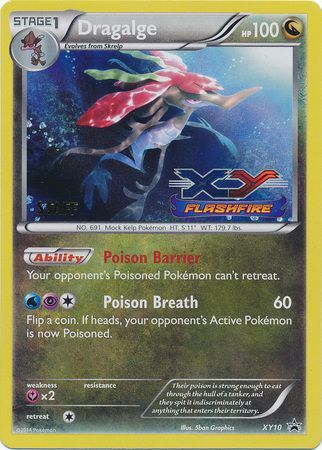 Dragalge (XY10) (Staff) [XY: Black Star Promos] | Jomio and Rueliete's Cards and Comics